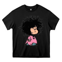 Black MAFALDA Heavy Core Tee - linhVisuals