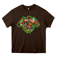 Chocolate Brown christmas western thunderbird Heavy Core Tee - RanaPortraitStore