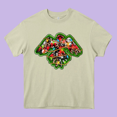 Christmas Western Thunderbird Heavy Core Tee Designed By Ranaportraitstore