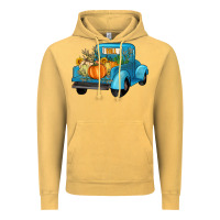 Vintage Mustard fall truck Vintage Hoodie - Artiststas
