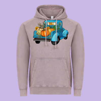 Fall Truck Vintage Hoodie Designed By Artiststas