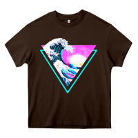 Chocolate Brown vaporwave aesthetic Heavy Core Tee - linhVisuals