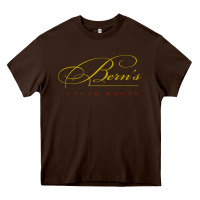 Chocolate Brown berns steak house Heavy Core Tee - linhVisuals