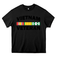 Black vietnam veteran flag Heavy Core Tee - linhVisuals