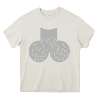 Cream dick head ball sack Heavy Core Tee - linhVisuals