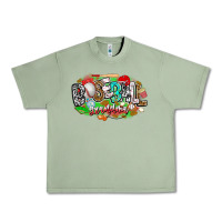 Oil Green baseball grandma Urban Heavy Tee - CowhideDigitalArt