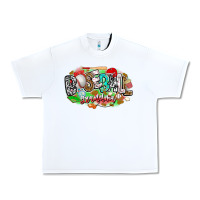 White baseball grandma Urban Heavy Tee - CowhideDigitalArt