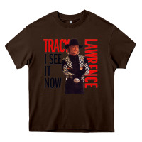 Chocolate Brown tracy lawrence Heavy Core Tee - linhVisuals