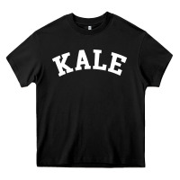 Black vintage kale university Heavy Core Tee - linhVisuals