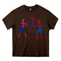 Chocolate Brown spidey meme Heavy Core Tee - linhVisuals