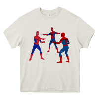 Cream spidey meme Heavy Core Tee - linhVisuals