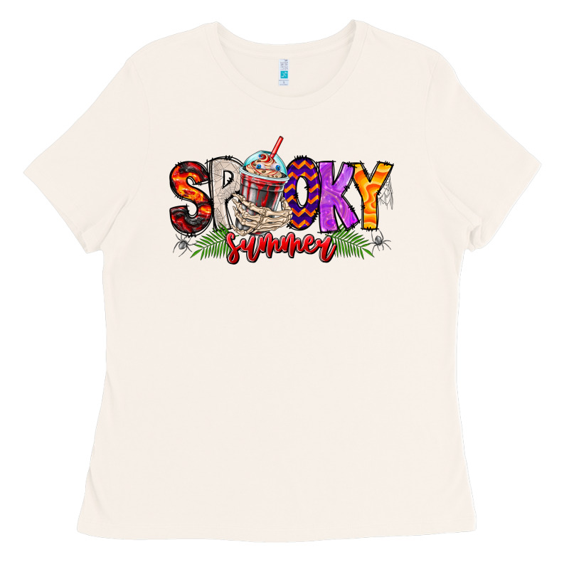 Spooky Summer Vibes Ladies Tee by CowhideDigitalArt | Teevron