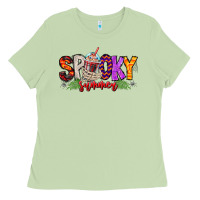 Matcha spooky summer vibes Ladies Tee - CowhideDigitalArt