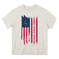 Cream correctional officer shirts   correctional prison officer thin silver Heavy Core Tee - linhVisuals