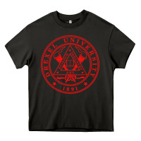 Asphalt drexel university Heavy Core Tee - linhVisuals