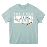 Arona when in doubt empty the magazine Heavy Core Tee - linhVisuals