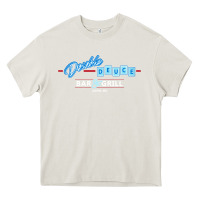 Cream roadhouse double deuce Heavy Core Tee - linhVisuals