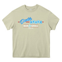 Mossy roadhouse double deuce Heavy Core Tee - linhVisuals