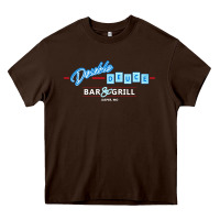 Chocolate Brown roadhouse double deuce Heavy Core Tee - linhVisuals