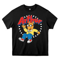 Black Funko Up Arthur Heavy Core Tee - linhVisuals