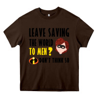 Chocolate Brown the incredibles glitter Heavy Core Tee - linhVisuals