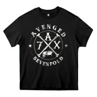 Black avenged sevenfold 13 Heavy Core Tee - linhVisuals