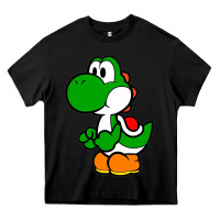 Black Yoshi Green Heavy Core Tee - linhVisuals