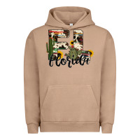 Pigment Burro florida state cowhide serape cactus Urban Hoodie - RanaPortraitStore