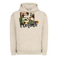 Pigment French Oak florida state cowhide serape cactus Urban Hoodie - RanaPortraitStore