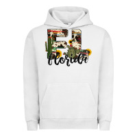 Pigment Lunar Rock florida state cowhide serape cactus Urban Hoodie - RanaPortraitStore