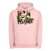 Pigment Salmon florida state cowhide serape cactus Urban Hoodie - RanaPortraitStore