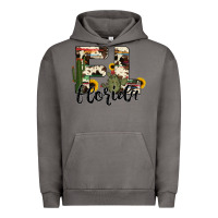 Pigment Tornado florida state cowhide serape cactus Urban Hoodie - RanaPortraitStore