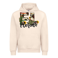 Sandshell florida state cowhide serape cactus Urban Hoodie - RanaPortraitStore