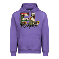 Tulip florida state cowhide serape cactus Urban Hoodie - RanaPortraitStore