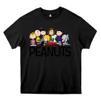 Black the peanuts Heavy Core Tee - linhVisuals