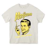 Cream the marijuana weed Heavy Core Tee - linhVisuals