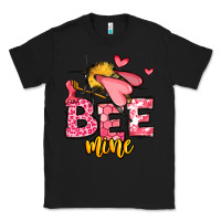 Black Bee Mine Valentines Day Classic Tee - OliviaCreatesArt