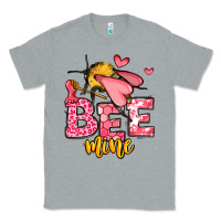 Heather Grey Bee Mine Valentines Day Classic Tee - OliviaCreatesArt