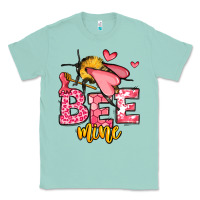 Seafoam Bee Mine Valentines Day Classic Tee - OliviaCreatesArt