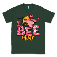Sports Green Bee Mine Valentines Day Classic Tee - OliviaCreatesArt