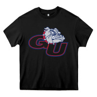 Black gonzaga bulldogs Heavy Core Tee - linhVisuals