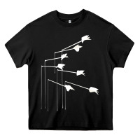 Black the modest mouse Heavy Core Tee - linhVisuals