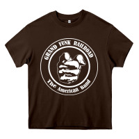 Chocolate Brown grand funk railroad Heavy Core Tee - linhVisuals