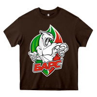 Chocolate Brown jhc bars Heavy Core Tee - linhVisuals