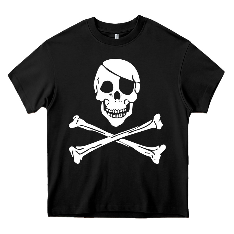 Skull Crossbones Heavy Core Tee by linhVisuals | Teevron