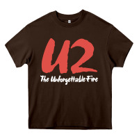 Chocolate Brown U two unforgettable fire Heavy Core Tee - linhVisuals