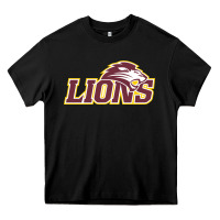 Black freed–hardeman university lion Heavy Core Tee - linhVisuals
