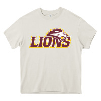 Cream freed–hardeman university lion Heavy Core Tee - linhVisuals
