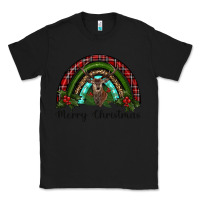 Black reindeer rainbow christmas Classic Tee - RanaPortraitStore