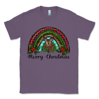 Lavender reindeer rainbow christmas Classic Tee - RanaPortraitStore